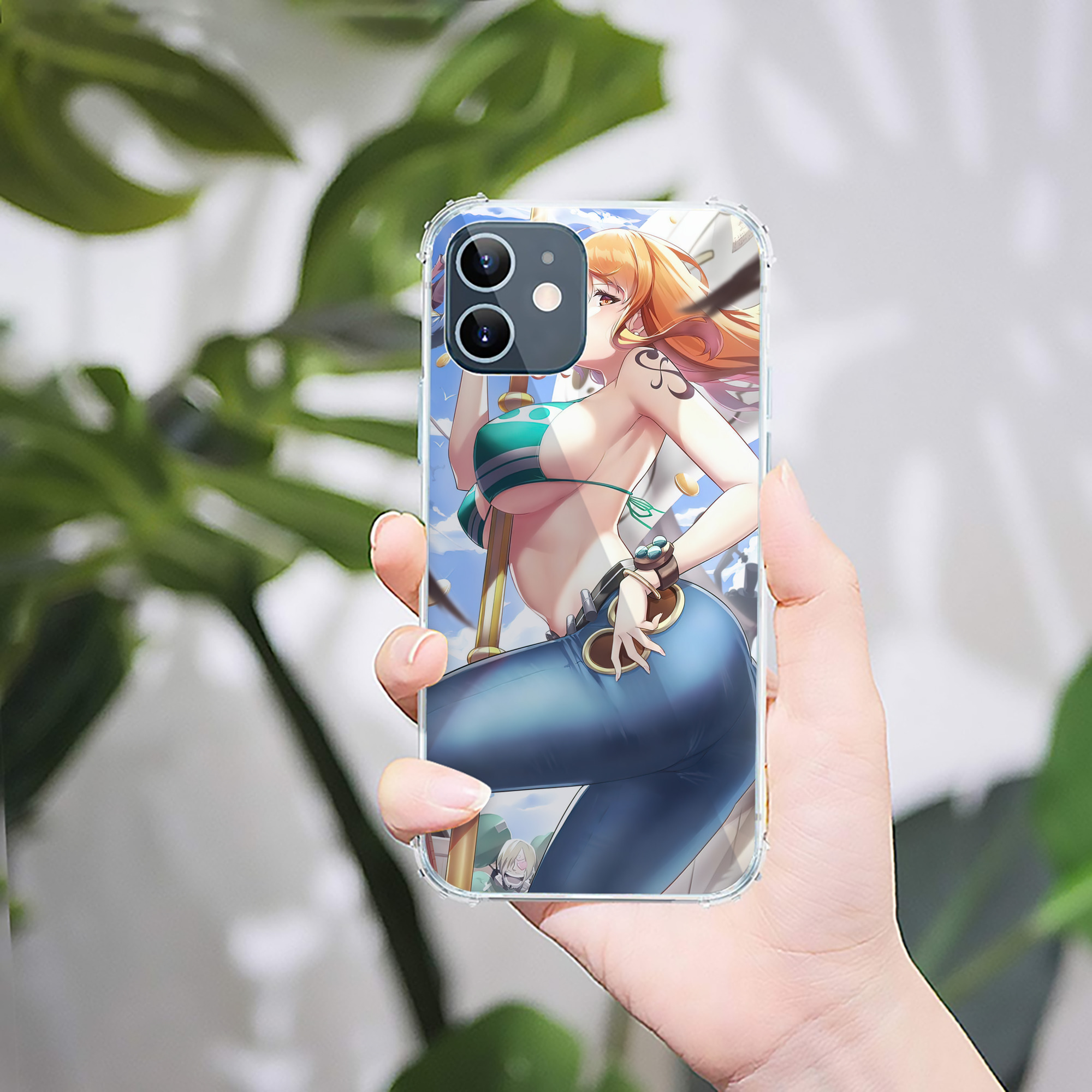 （画像用） ワンピース ONE PIECE 【iPhone 12シリーズ対応】透明スマホケース（クリアソフトケース）